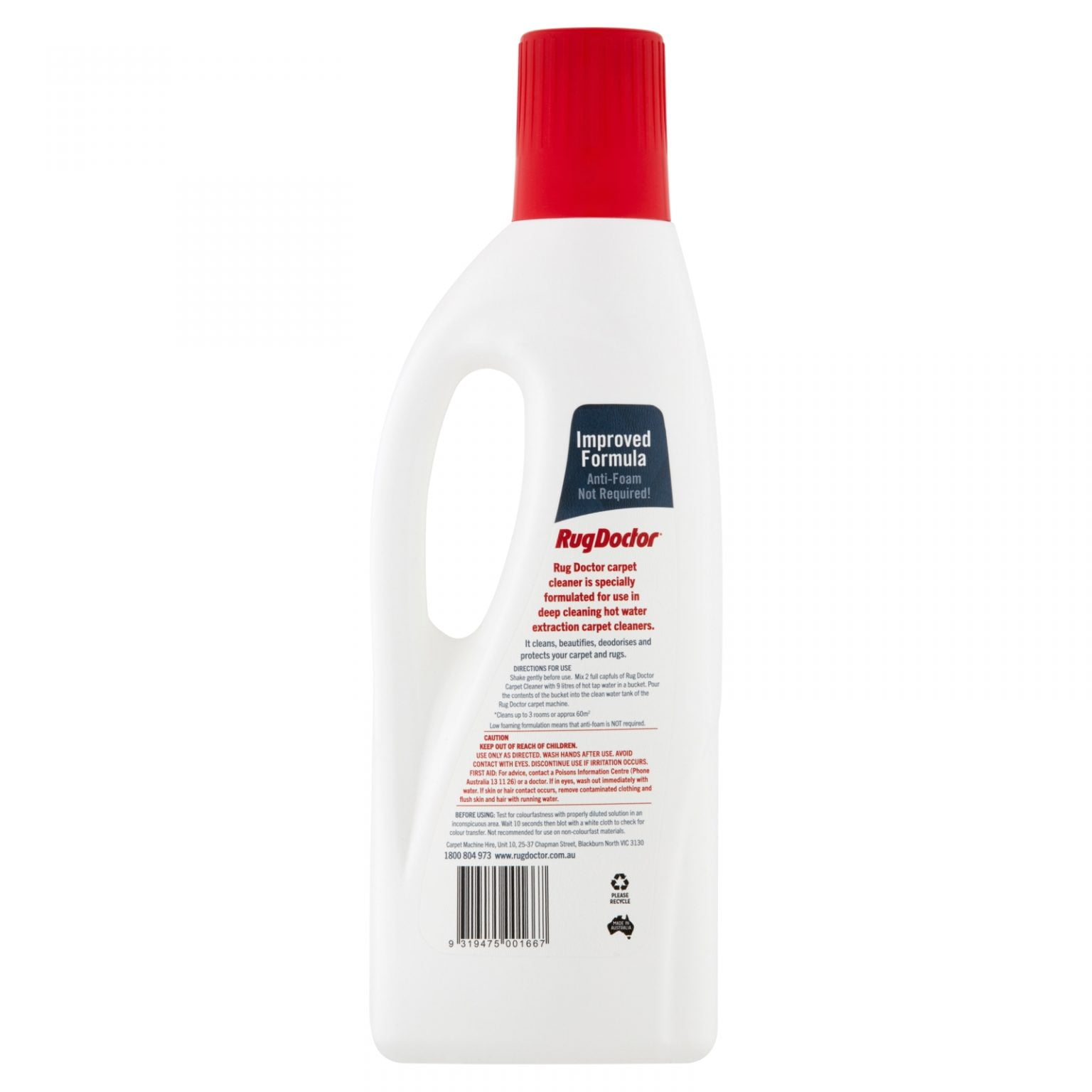 Rug Doctor Carpet Cleaner 1L Rug Doctor Australia