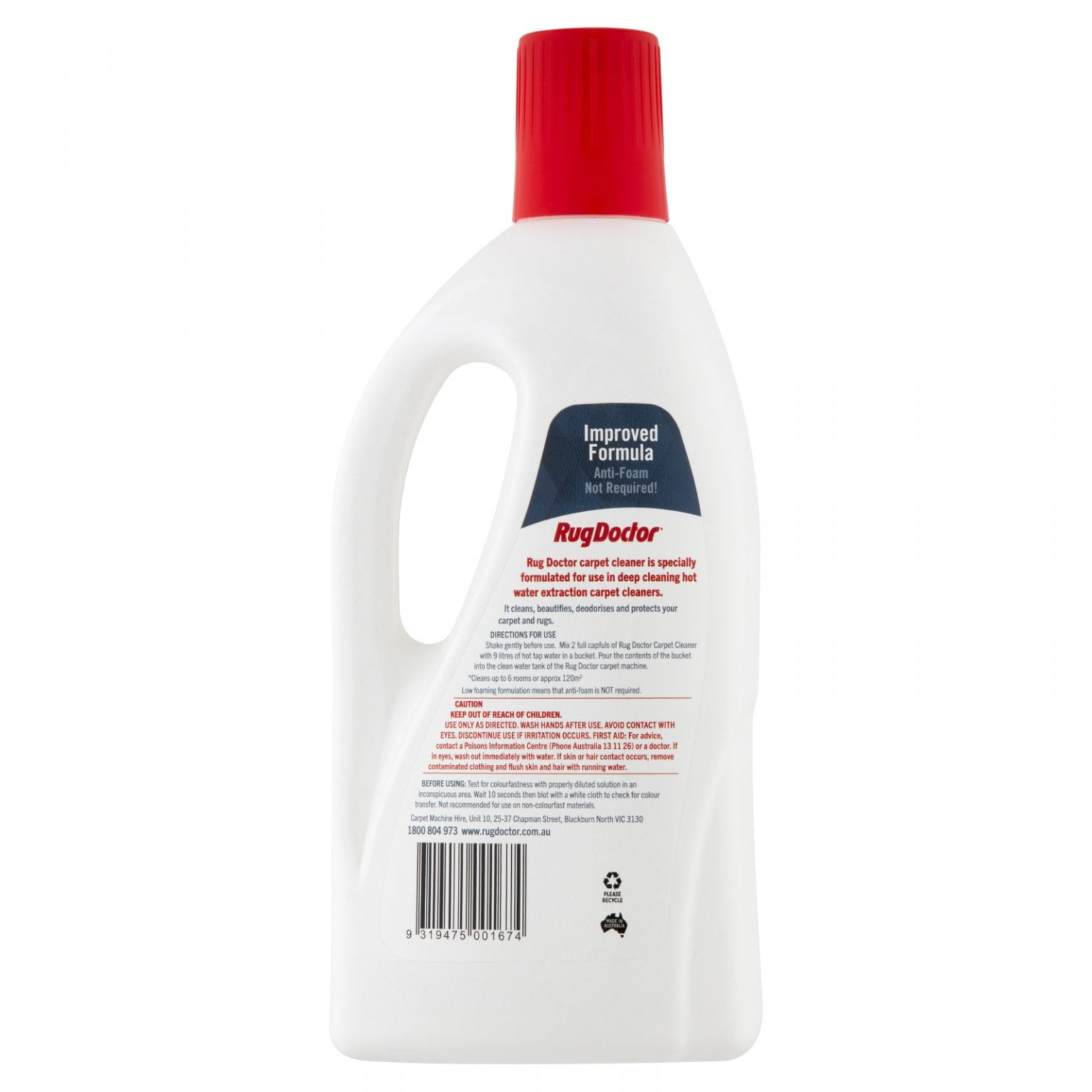 Rug Doctor Carpet Cleaner 2L Rug Doctor Australia